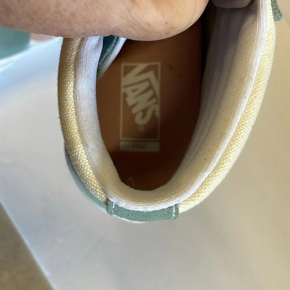 Vans Off The Wall Atlas 2 Green Pink Beige High Top Skateboard Athletic Shoes main image 6
